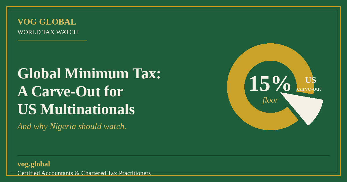 Global Minimum Tax: A Carve-Out for US Multinationals, and Why Nigeria Should Watch